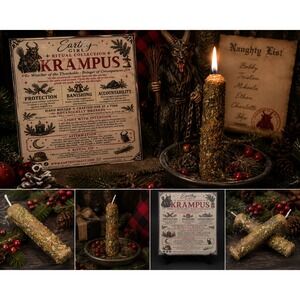 Krampus Ritual Candle